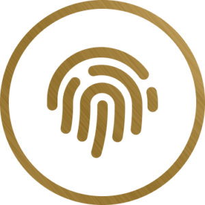 thumbprint personnel security icon